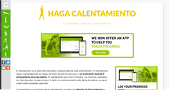 Desktop Screenshot of hagacalentamiento.com